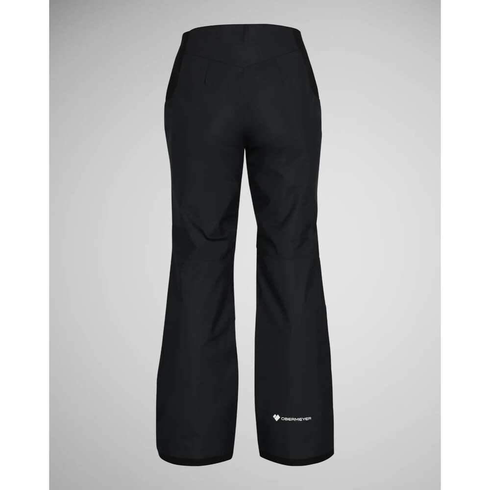 Obermeyer Women’s Ski Snow Pants Sugarbush Stretch Insulated Black Sz 16 Short - Picture 3 of 8